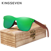 Load image into Gallery viewer, KINGSEVEN™ Natural Wood Polarized Unisex Sunglasses
