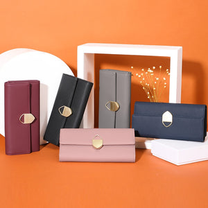 ForeverYoung™ Geometric Long Wallet for Women