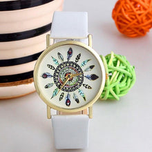 Load image into Gallery viewer, Feather Dial Quartz Watch
