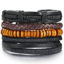 Load image into Gallery viewer, IF ME™ Vintage Multi-Layer Men&#39;s Leather Bracelet Sets
