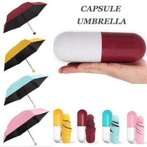 Pocket Sized Ultra Small Capsule Umbrella