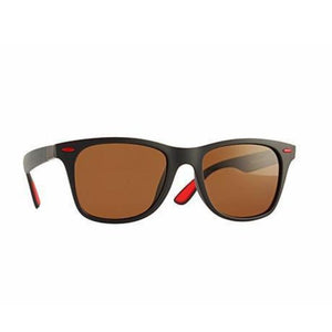 Square Frame Retro Polarized Driving Sunglasses