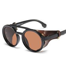 Load image into Gallery viewer, Steampunk Round Retro Shades Sunglasses
