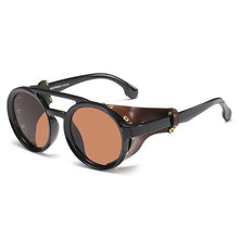 Load image into Gallery viewer, Steampunk Round Retro Shades Sunglasses
