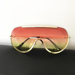 Trendy Shield Feminine Sunglasses