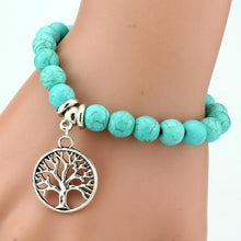 Load image into Gallery viewer, Boho Turquoise Charm Bracelet
