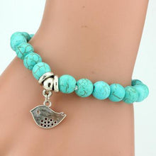 Load image into Gallery viewer, Boho Turquoise Charm Bracelet
